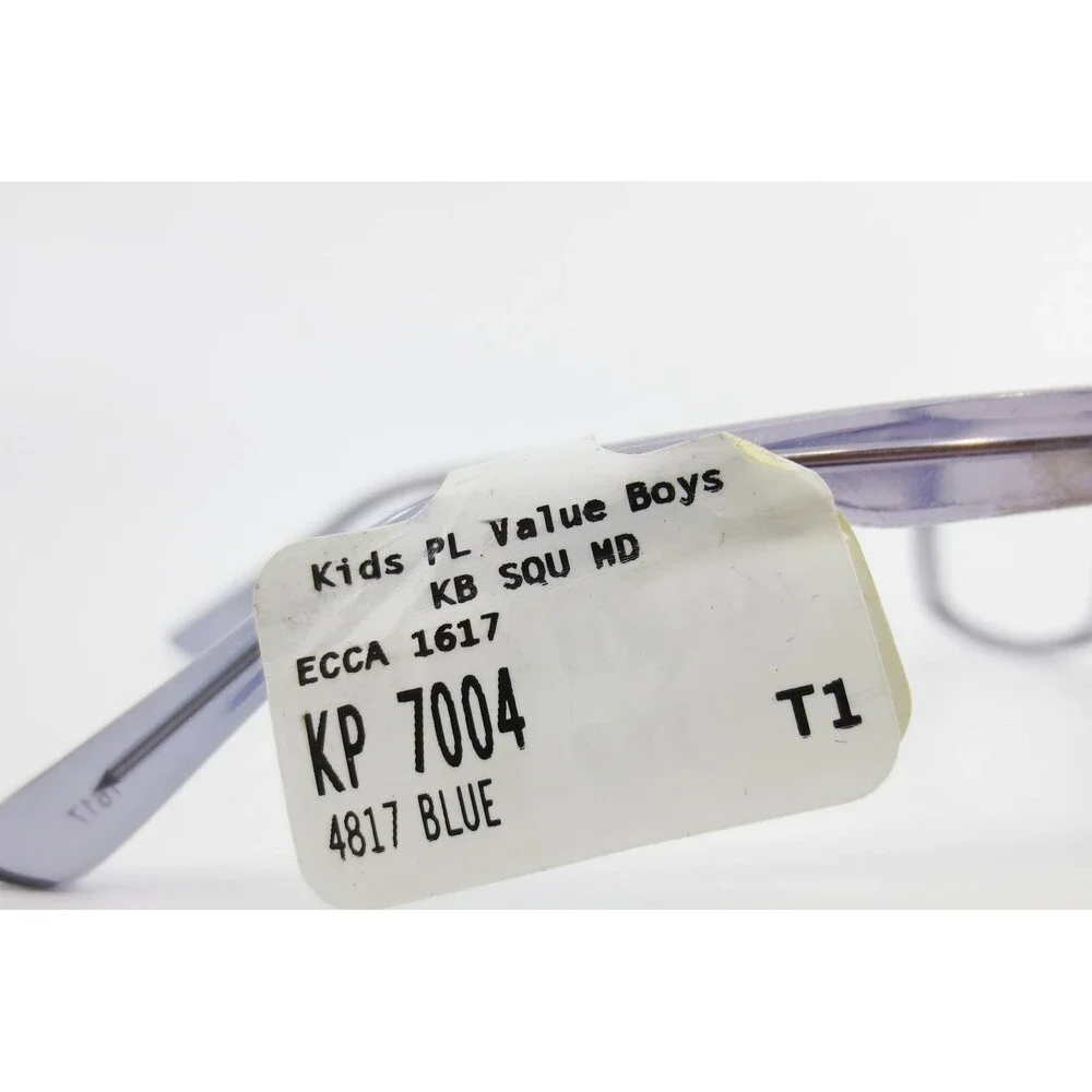 Kids PL Value Boys KB SQU MD Eyeglass Frames Blue Square KP 7004 48-17-130 NEW